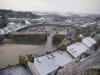 snow in porthleven